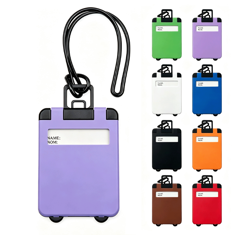 Box-style luggage tag Box-style luggage tag