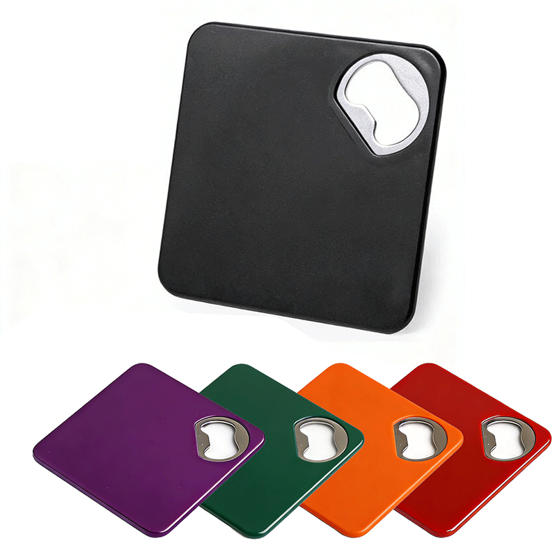 Square Coaster Bottle Opener Square Coaster Bottle Opener