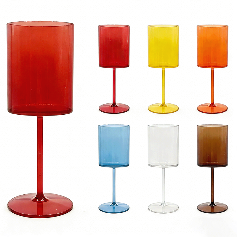 Cylinder Plastic Goblet Cylinder Plastic Goblet
